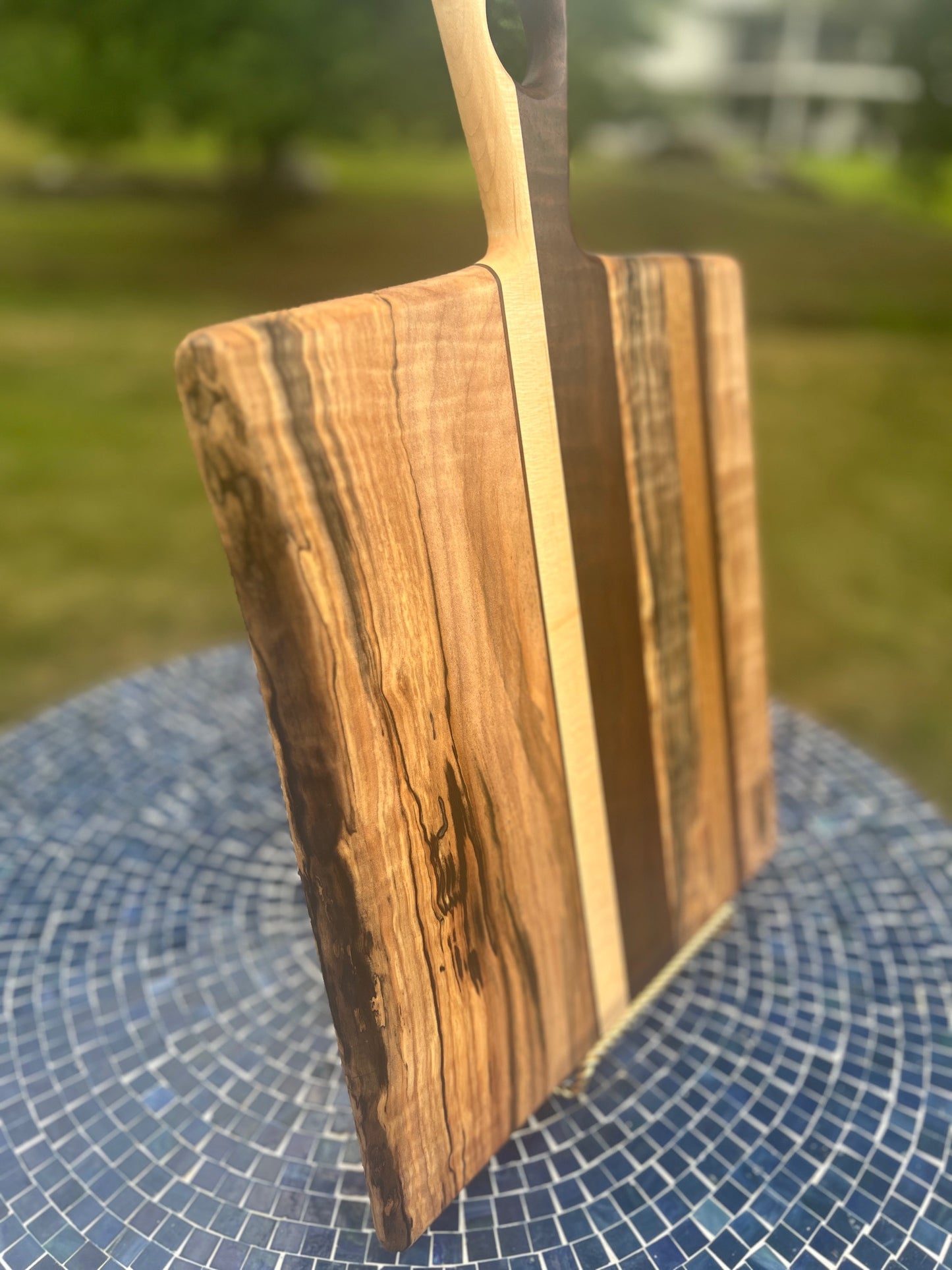 Composition 381: Serving Board with Live Edge