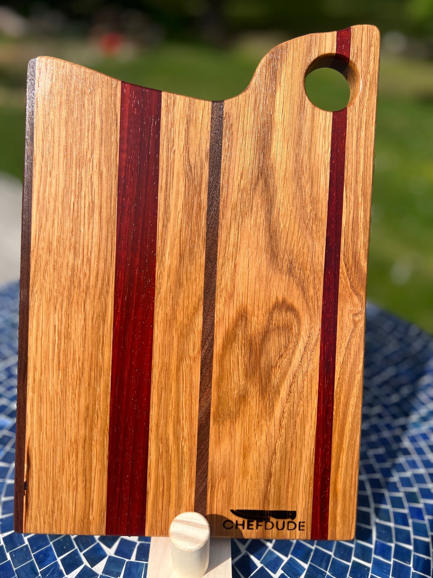 Composition Board 356: White Oak, Padauk & Walnut