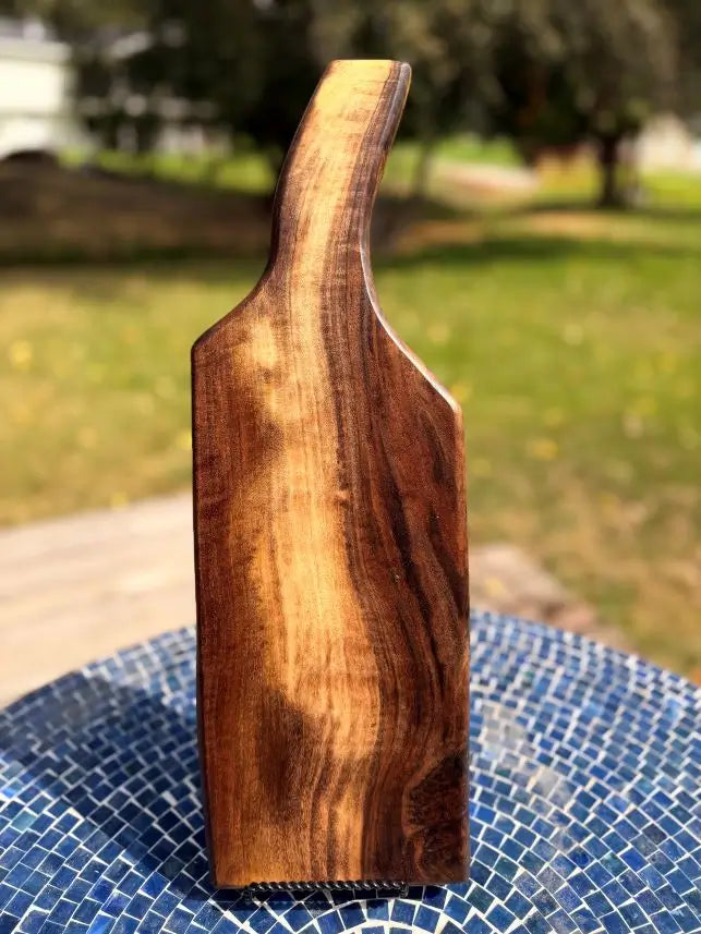 Oregon Black Walnut Serving Board with Curved Handle