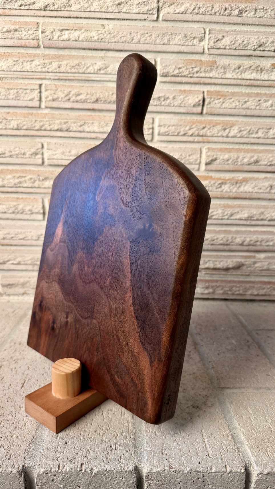 Oregon Black Walnut Bell Jar Kitchen Board