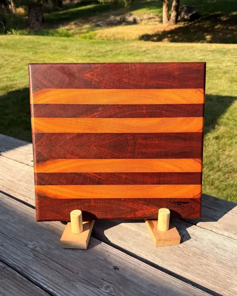 Tiger Wood & Argentine Osage Orange Chopping Block