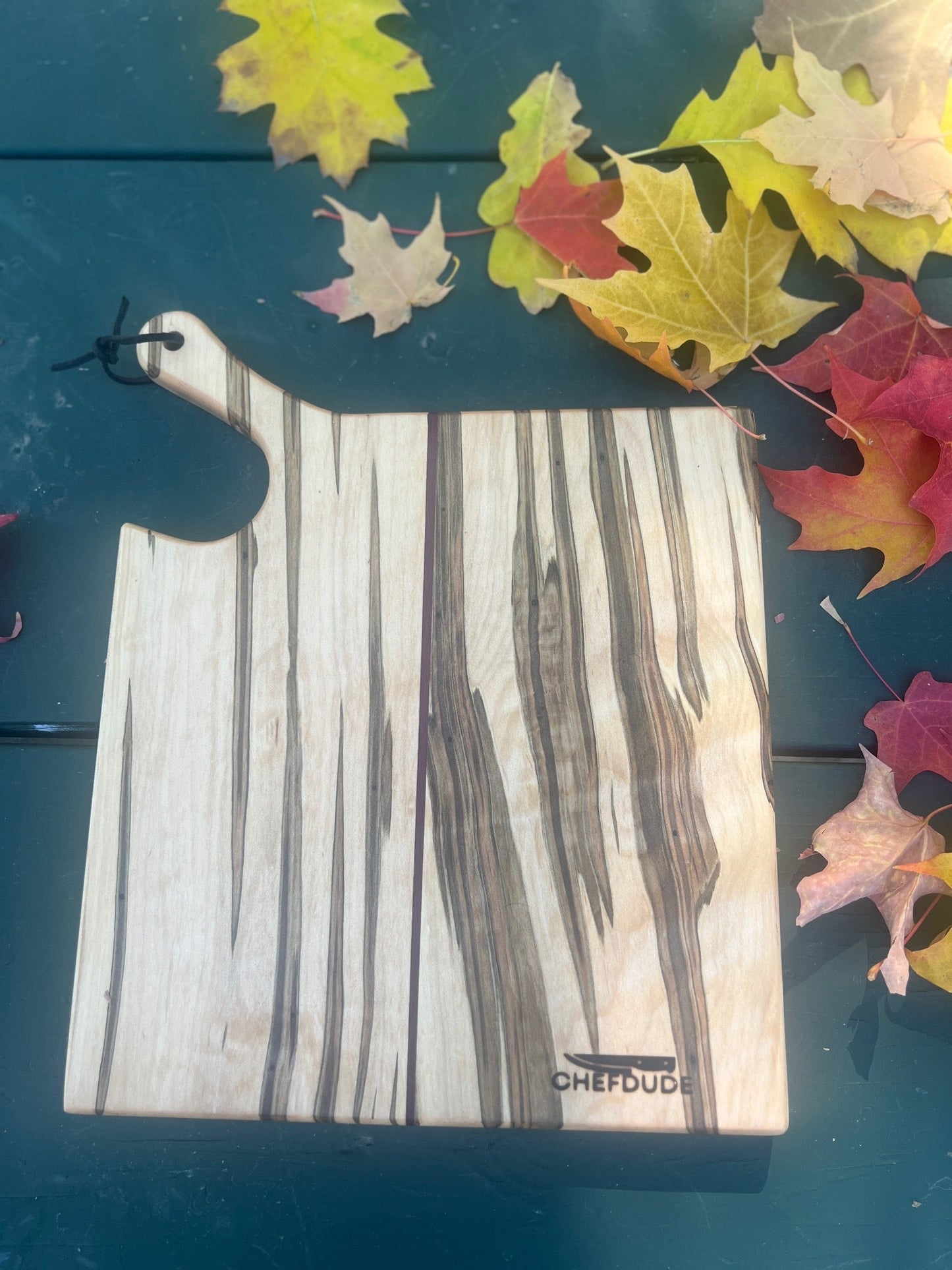 Ambrosia Maple Cutting Board with Handle - Chefdude Boards