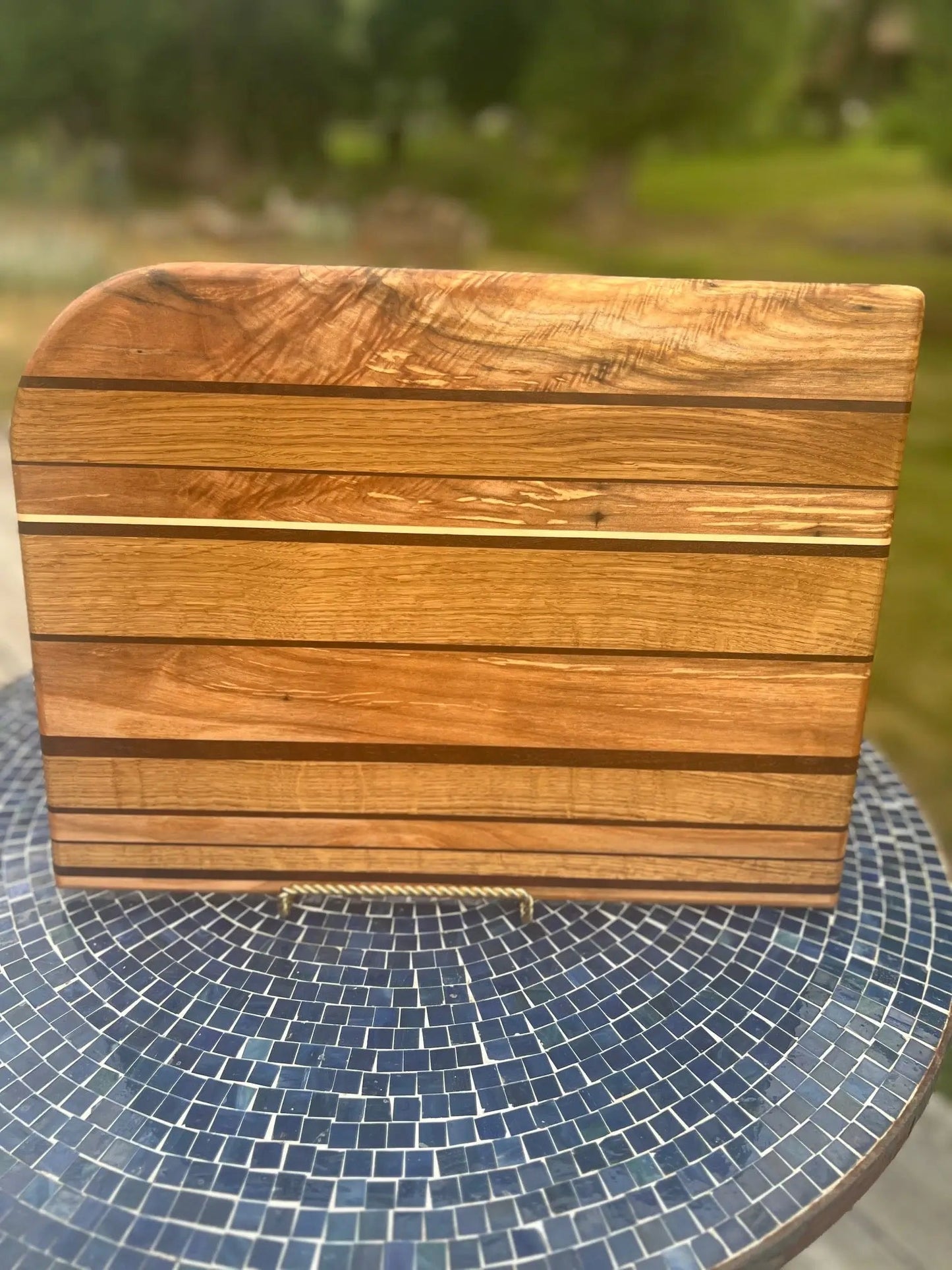 Composition 385: Spalted Maple, Walnut and White Oak - Chefdude Boards