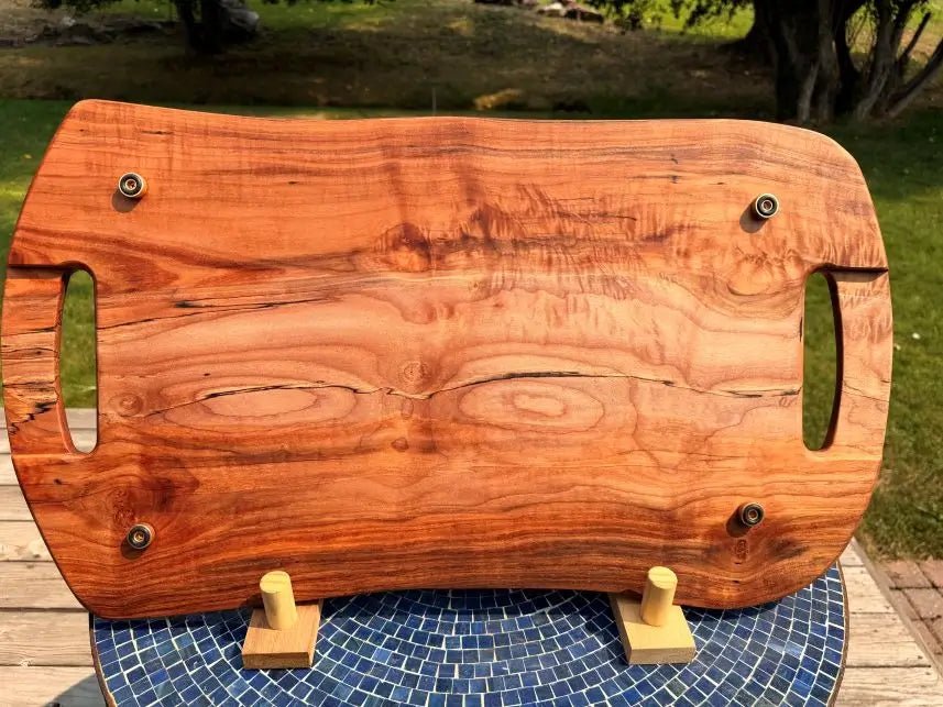 Large Spalted Maple Serving Tray - Chefdude Boards