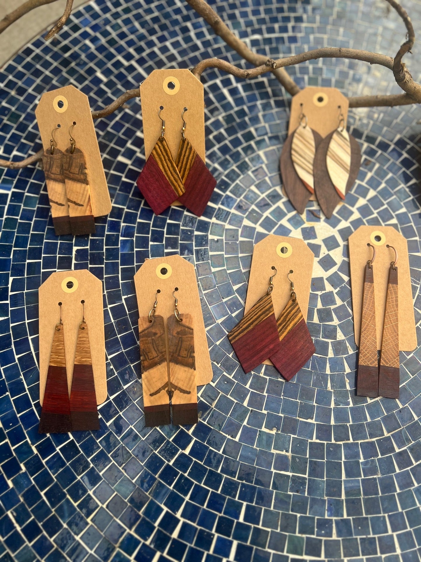 One - of - a - Kind Handmade Earrings - Chefdude Boards