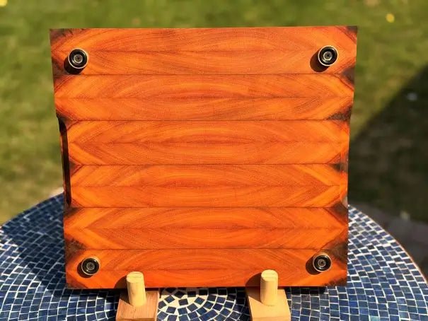 Osage Orange End-Grain Chopping Block - Chefdude Boards