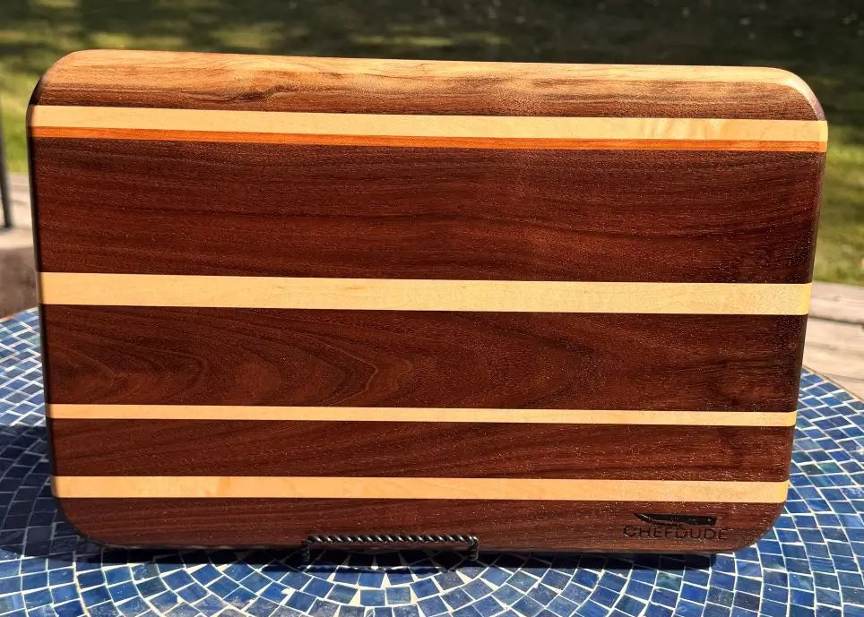 Composition Board #431 – Walnut, Maple & Cherry
