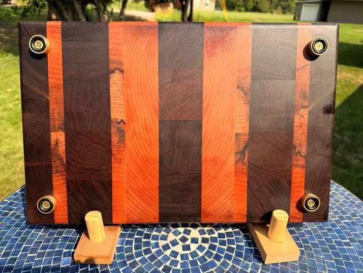 Chopping Block of Beech, Walnut & Spalted Maple
