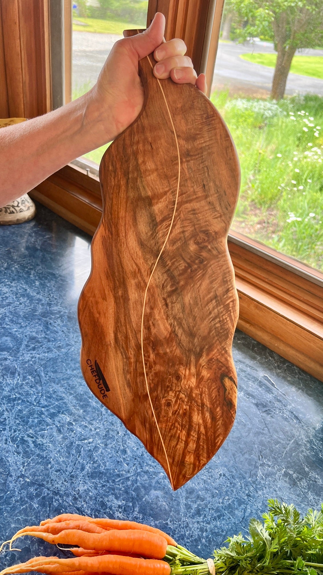 Leaf Study 15: Figured Maple with Sugar Maple Weave