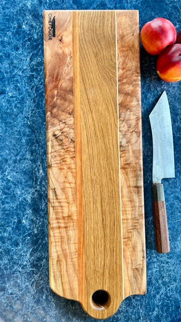 Composition Board 353: Figured Maple & White Oak