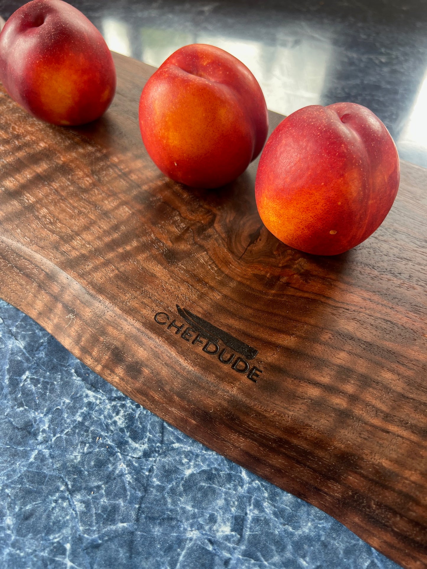 The Party Board: 4.5 feet of solid walnut