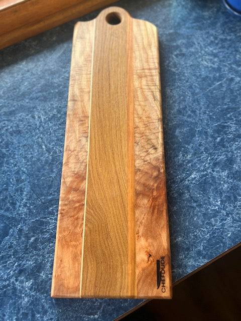 Composition Board 353: Figured Maple & White Oak