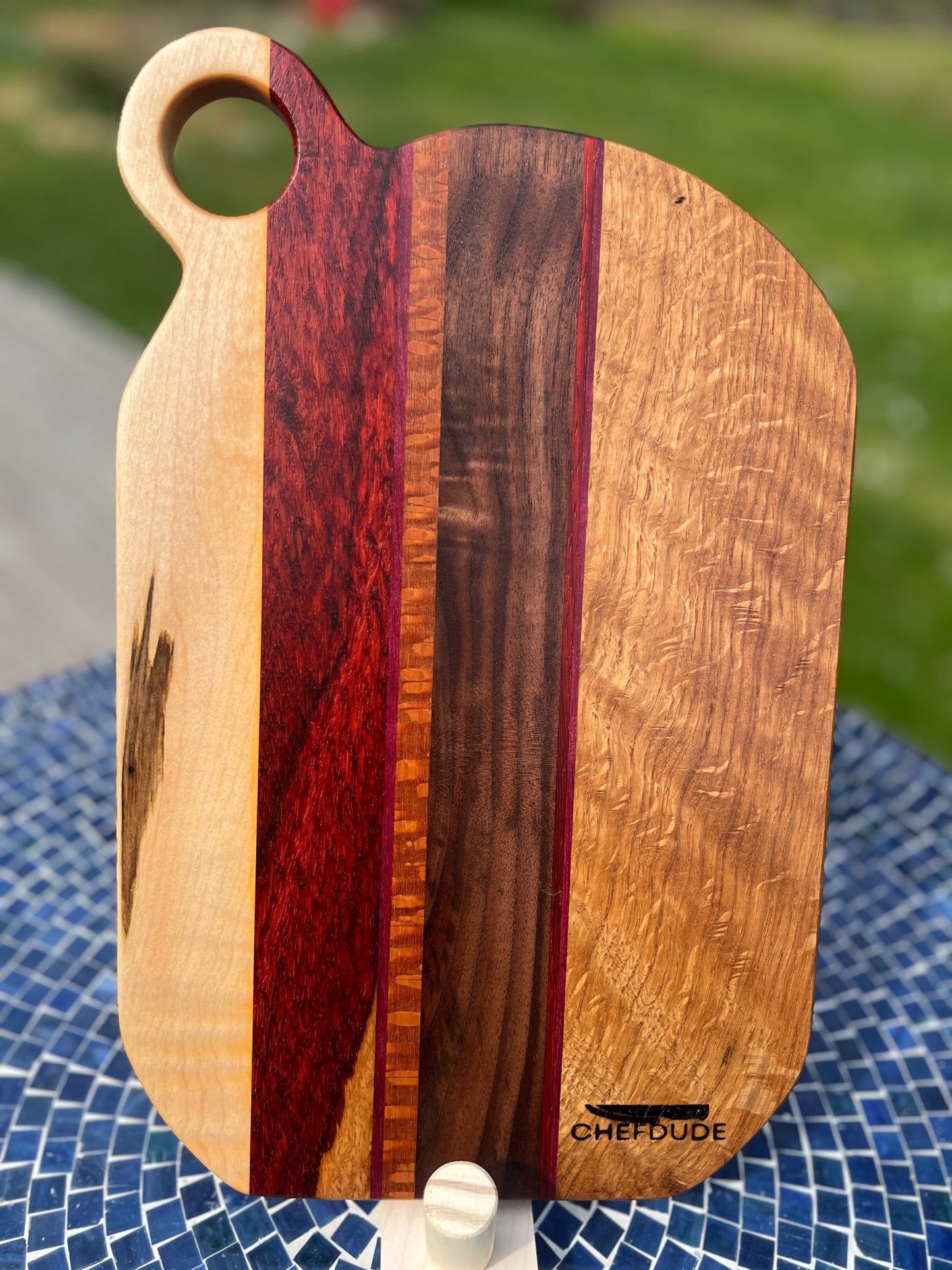 Composition 354: Ambrosia Maple, Padauk, Leopard Wood Walnut & White Oak
