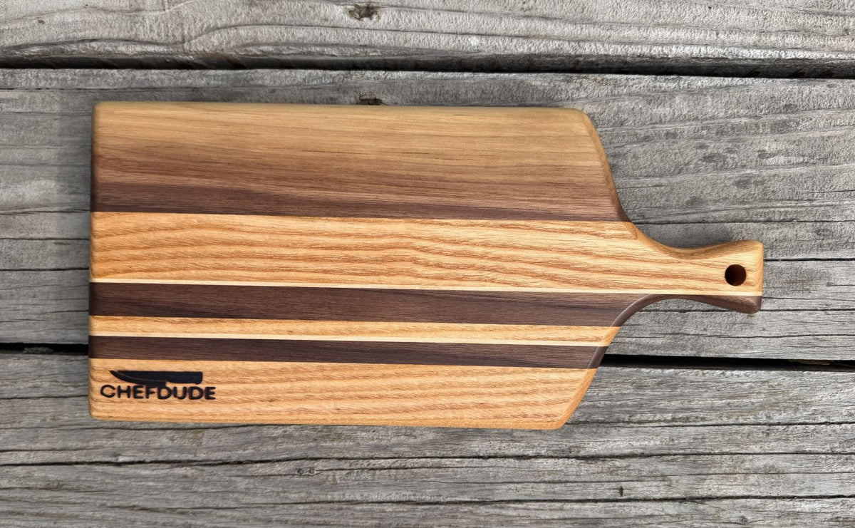 Composition 521 – Walnut, Coffee Tree and Maple Kitchen Board