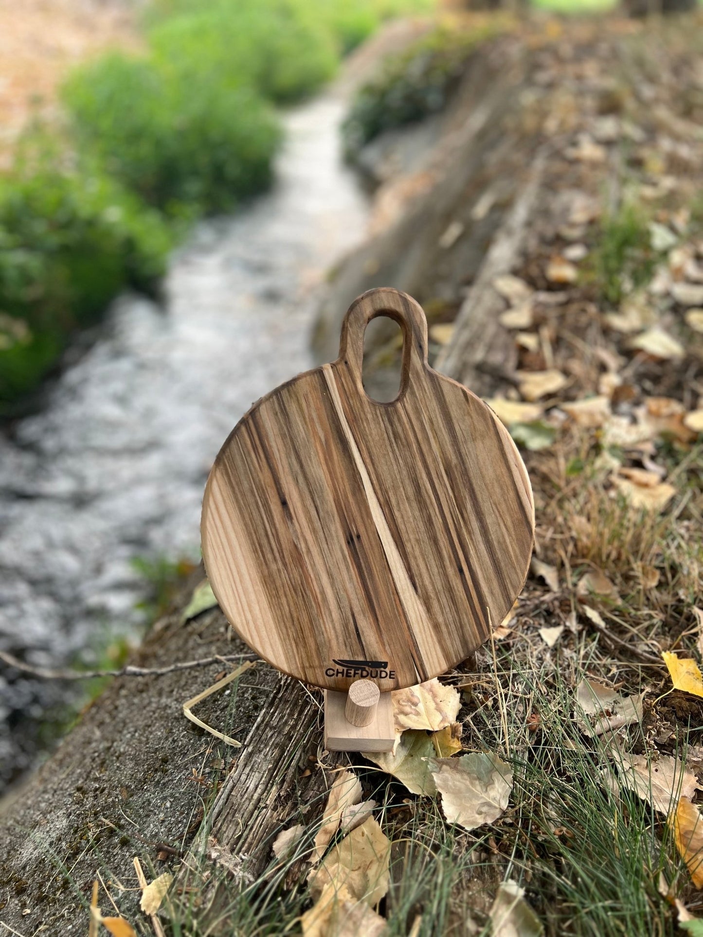 Ambrosia Maple Round Cutting Board - Chefdude Boards