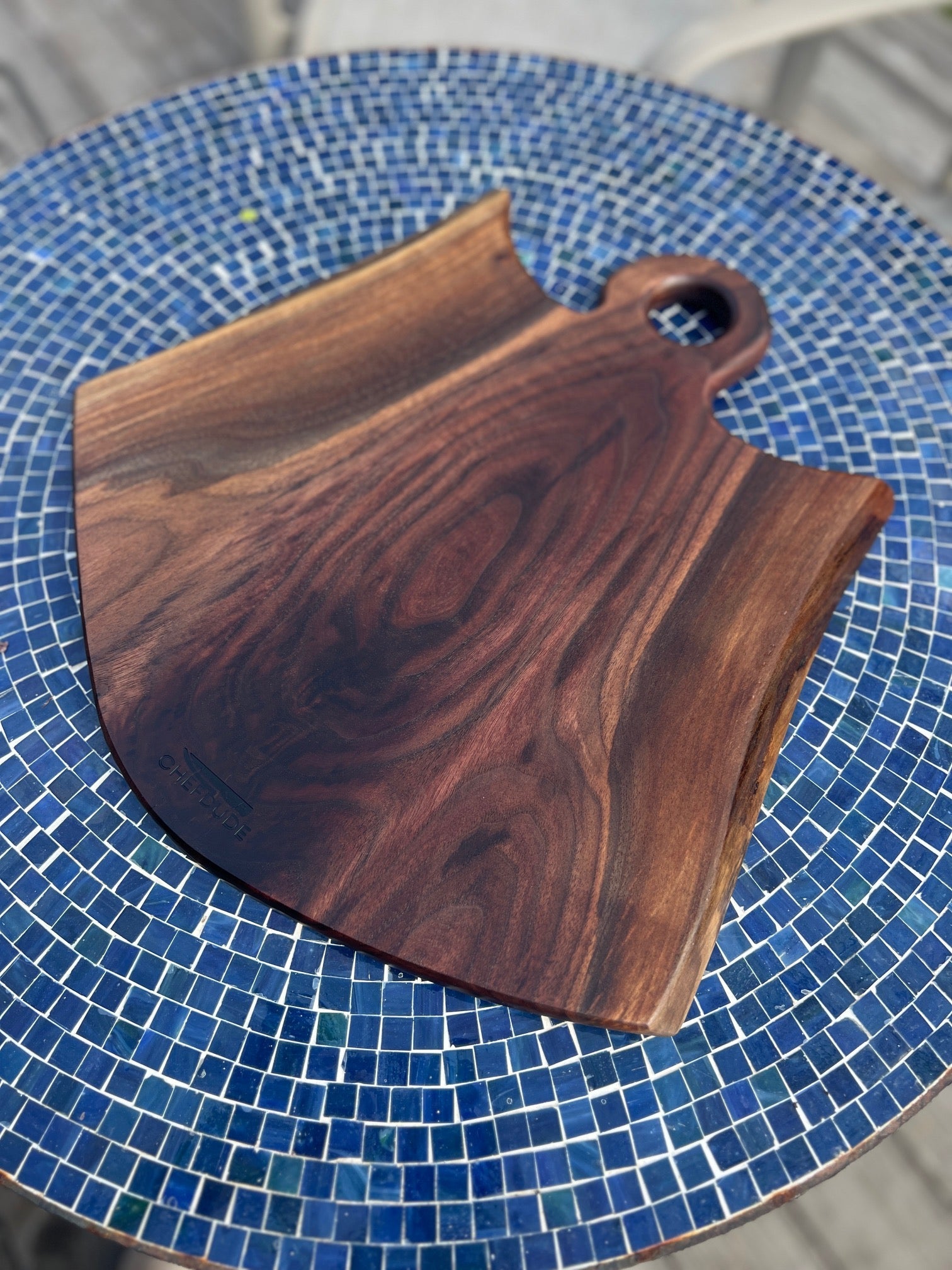 Black Walnut Serving Board - Wide - Chefdude Boards