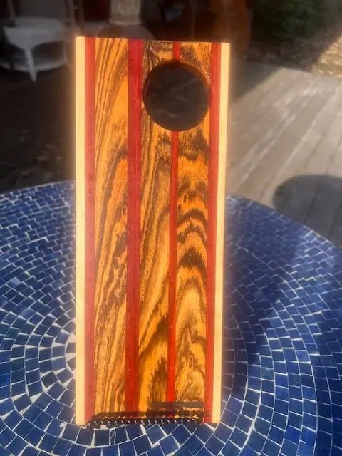 Bocote, Padauk & Maple Travel Board - Chefdude Boards