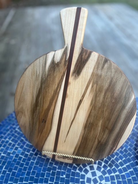 Classic French Boule Board with a Twist - Ambrosia Maple - Chefdude Boards