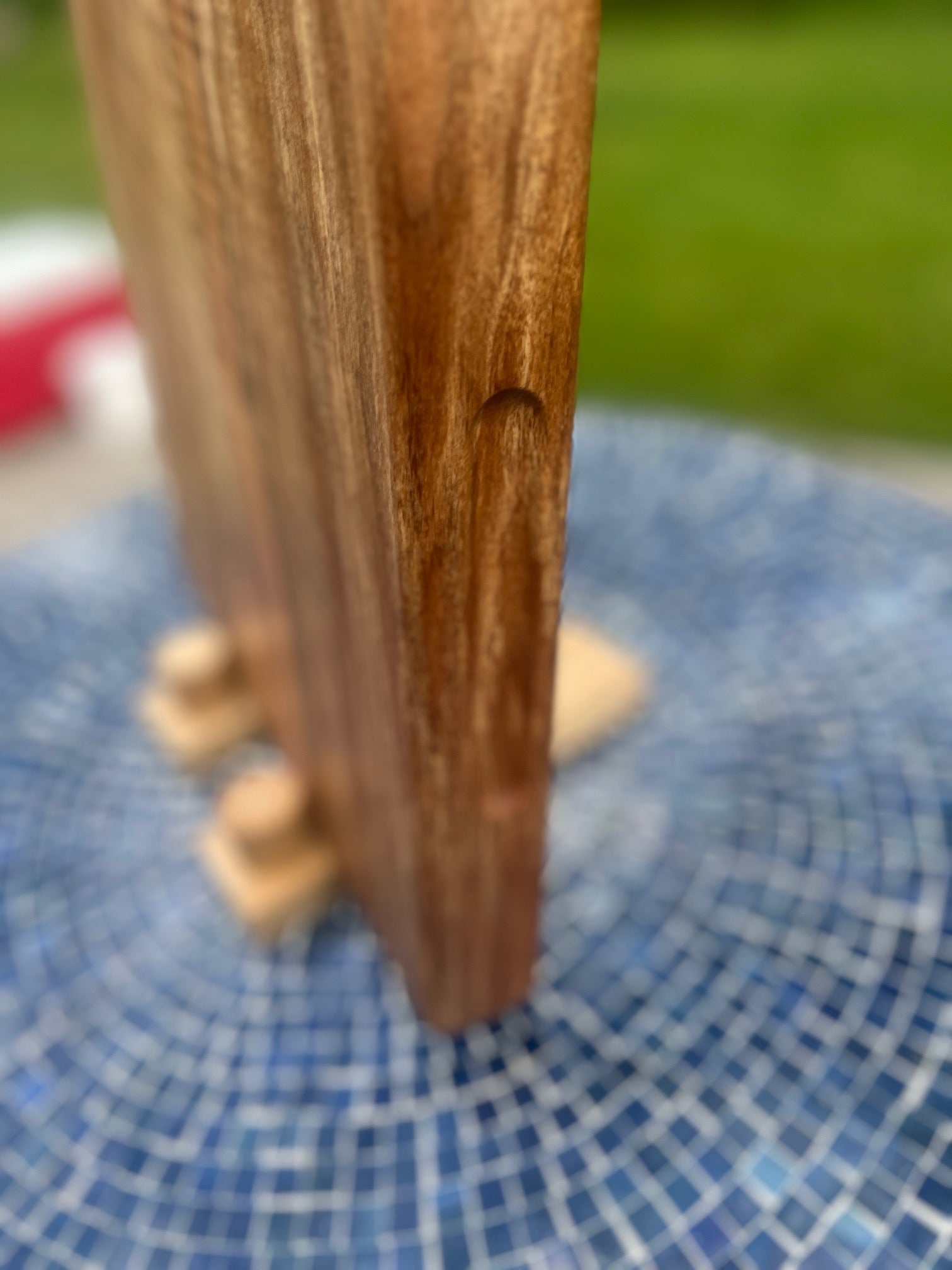 Figured Maple Block with Finger Grooves - Chefdude Boards