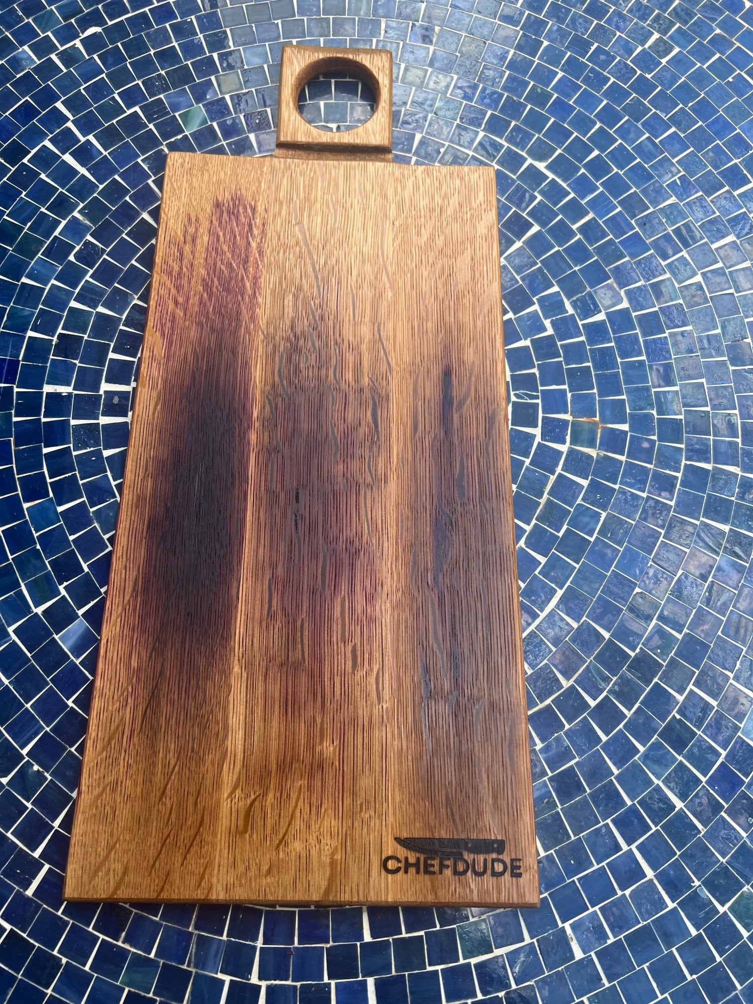 Handcrafted Wine Barrel Cutting Boards and Serving Trays - Chefdude Boards