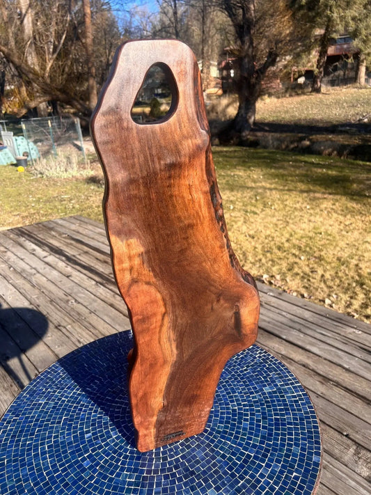 Heavy Black Walnut Live-Edge Charcuterie Board - Chefdude Boards