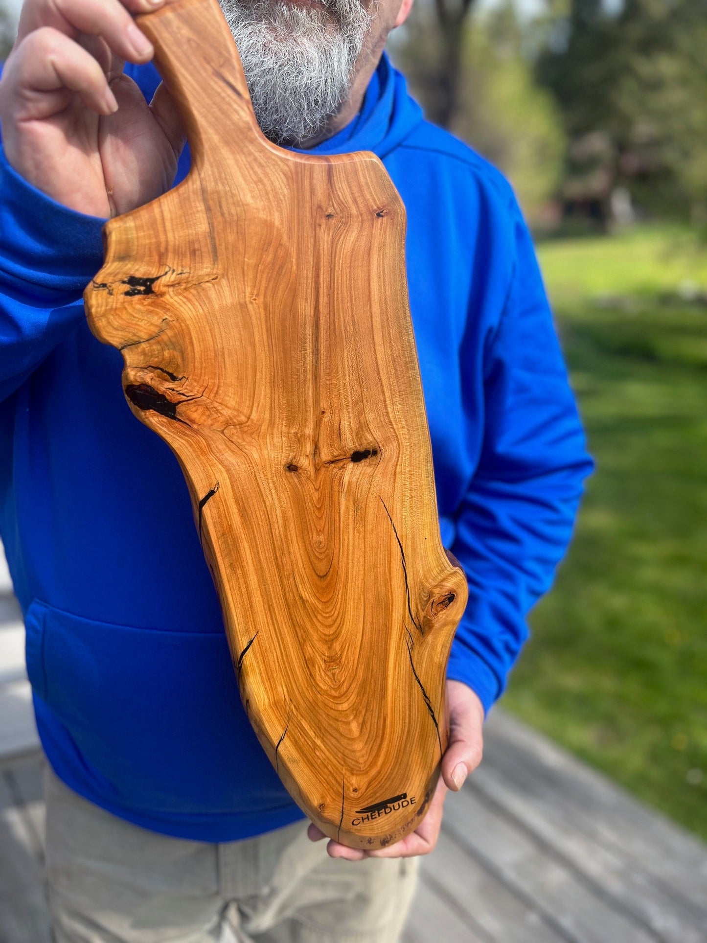 Heritage Series: Cherry Burl & Paddle - Chefdude Boards