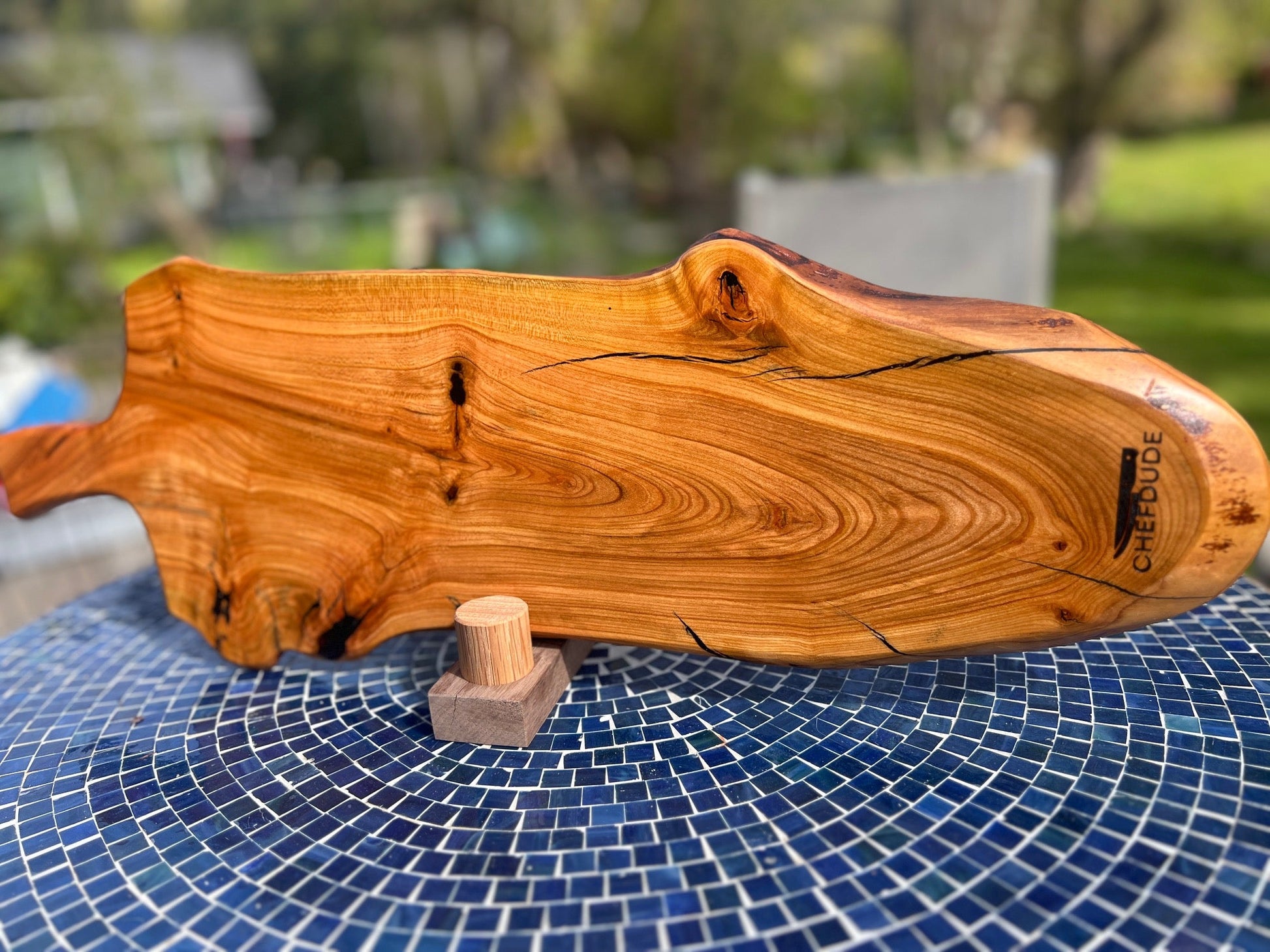 Heritage Series: Cherry Burl & Paddle - Chefdude Boards