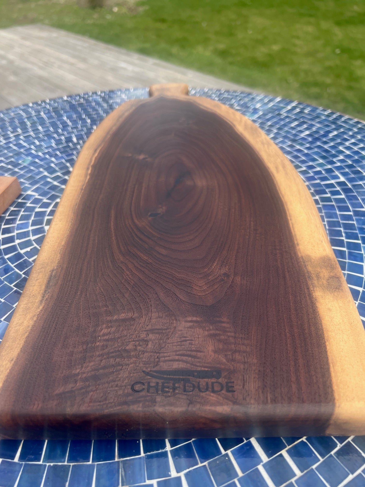 Heritage Series: Line & Origin | Walnut with Sapwood on 3 sides - Chefdude Boards