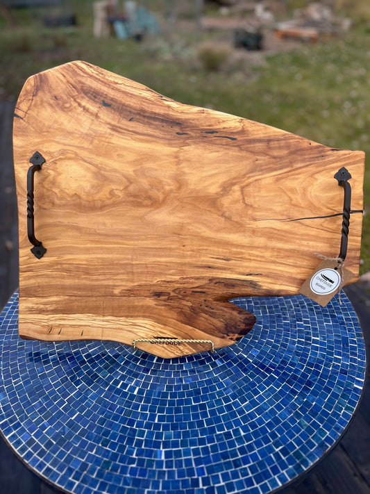 Large Olive Wood Charcuterie Board - Chefdude Boards