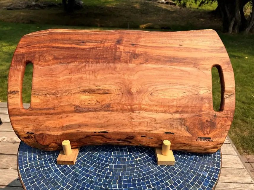 Large Spalted Maple Serving Tray - Chefdude Boards
