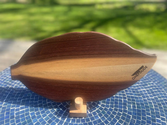 Leaf Study 2 - Walnut with Sap Wood - Chefdude Boards