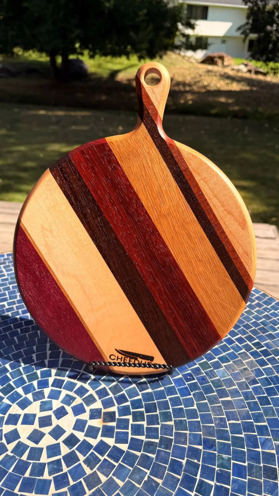 Composition Board #427 – Seven-Wood Small Boule Board