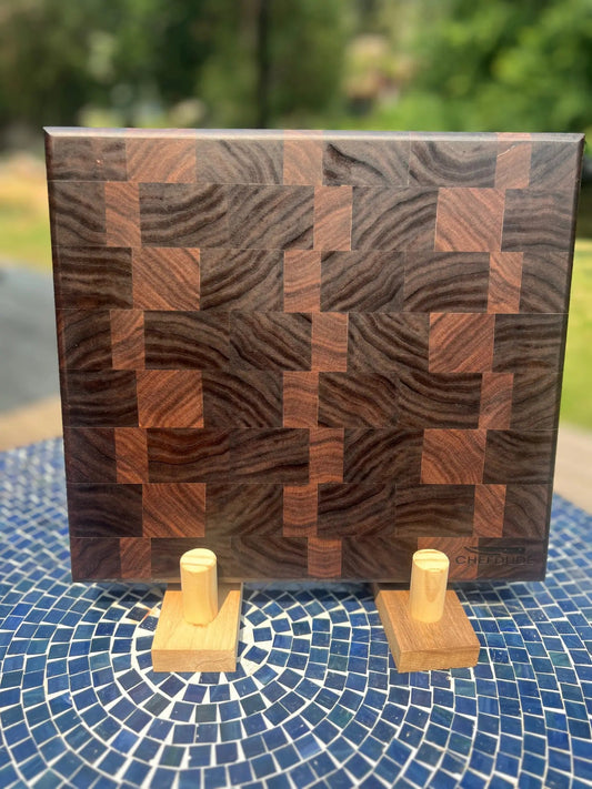 Oregon Black Walnut Chopping Block - Chefdude Boards