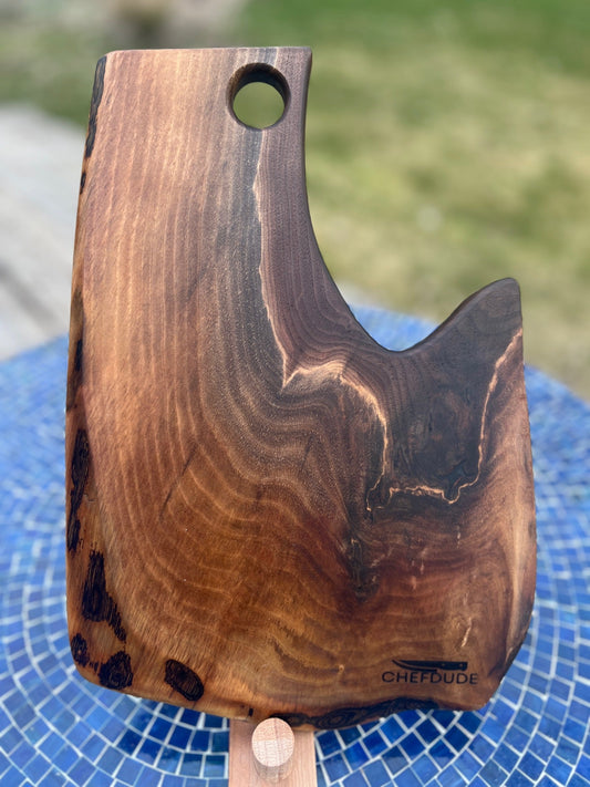 Oregon Black Walnut - One - of - a - Kind Serving Board - Chefdude Boards
