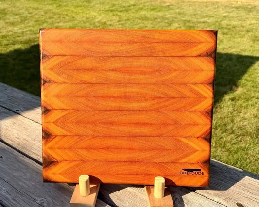 Osage Orange End-Grain Chopping Block - Chefdude Boards