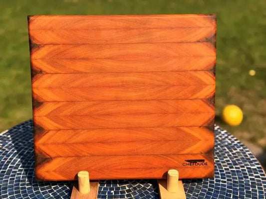 Osage Orange End-Grain Chopping Block - Chefdude Boards