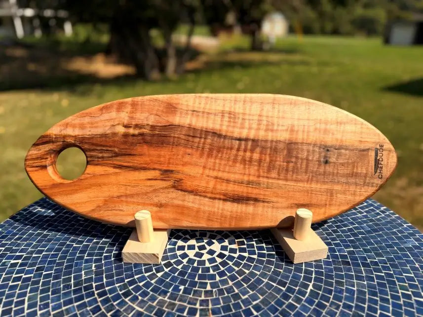 Spalted Maple Oval Serving Board
