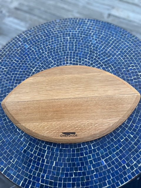 Reclaimed Wine Barrel Head Charcuterie - Fisheye - Chefdude Boards