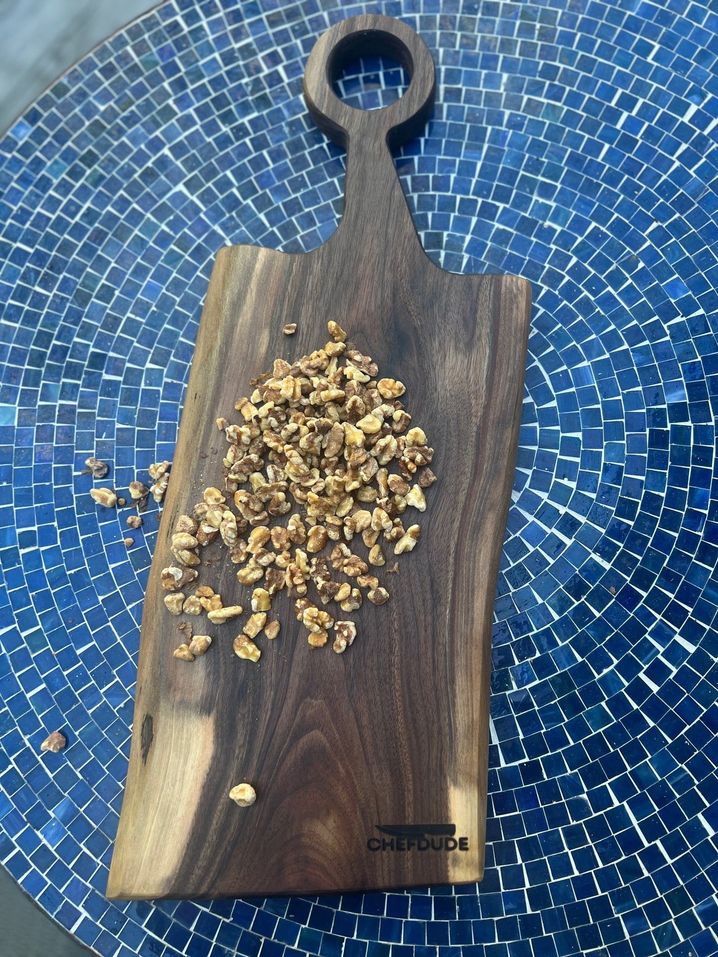 Rustic Walnut Charcuterie Board - Chefdude Boards