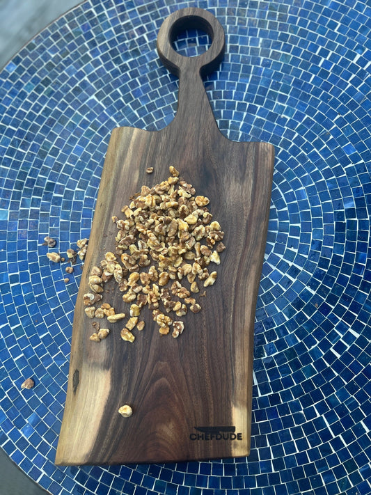 Rustic Walnut Charcuterie Board - Chefdude Boards