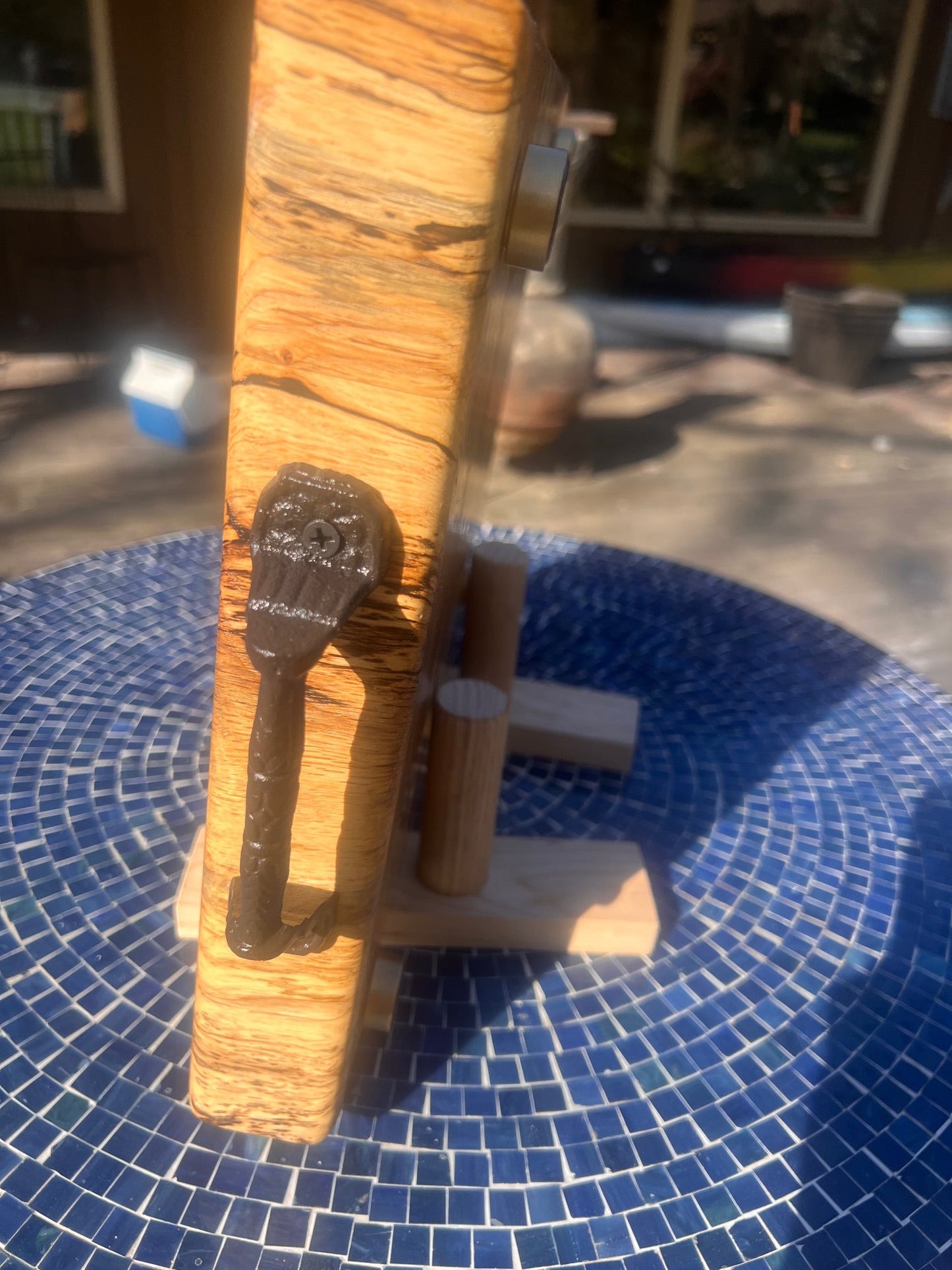 Spalted White Oak Chopping Block - Chefdude Boards