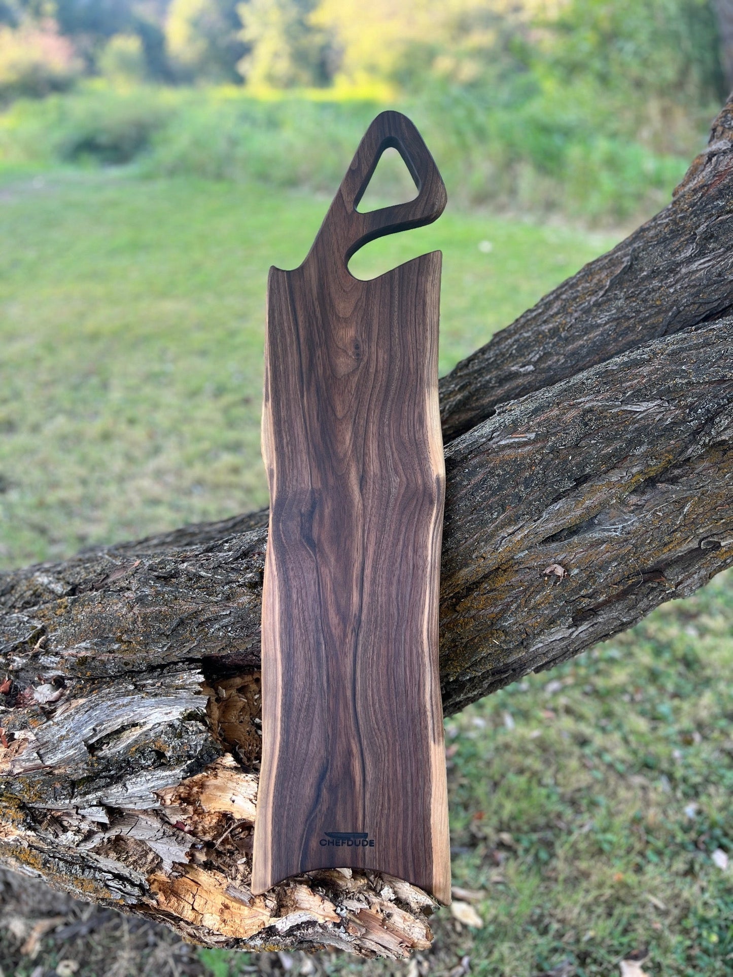 Stunning Rustic Walnut Charcuterie Board - Chefdude Boards