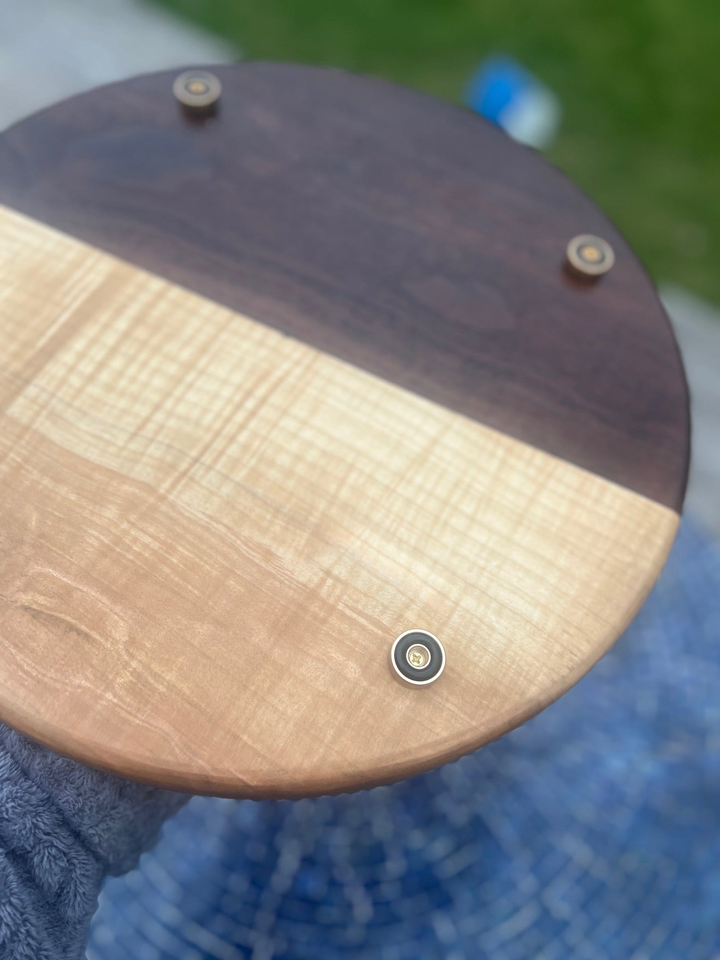 The Meridian - Black Walnut & Figured Maple - Chefdude Boards