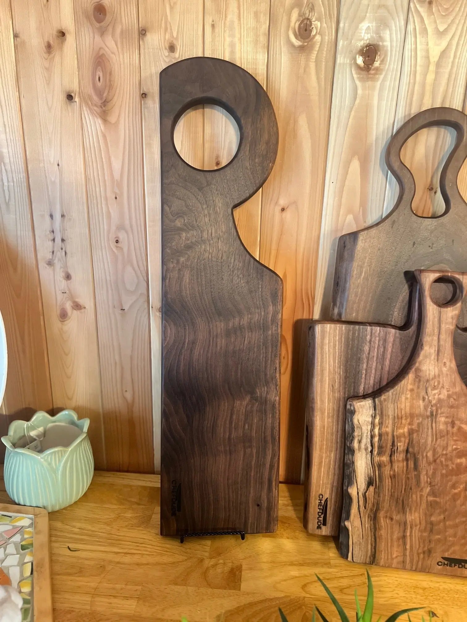Welcome Board - Oregon Black Walnut Charcuterie Board - Chefdude Boards