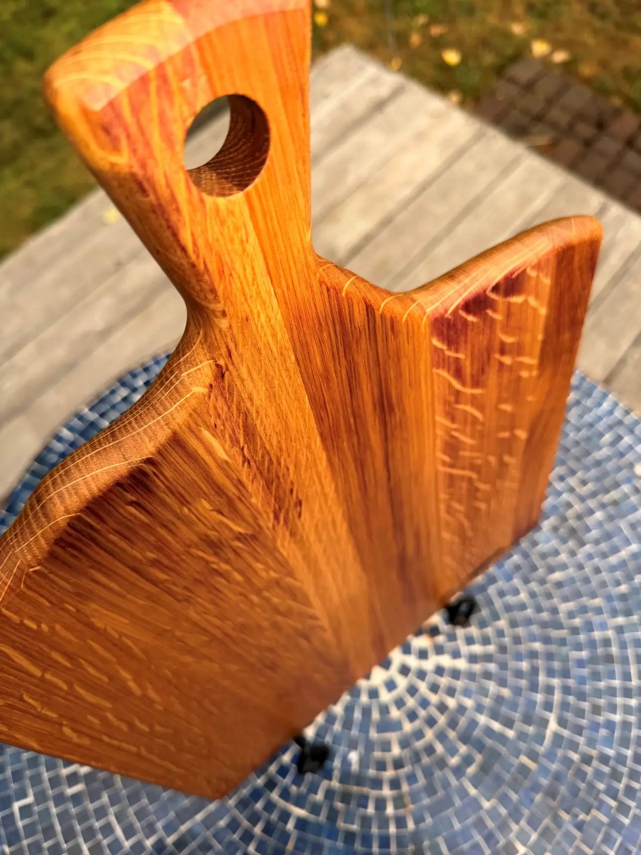 Reclaimed Wine Barrel Serving Board – Quarter-Sawn White Oak