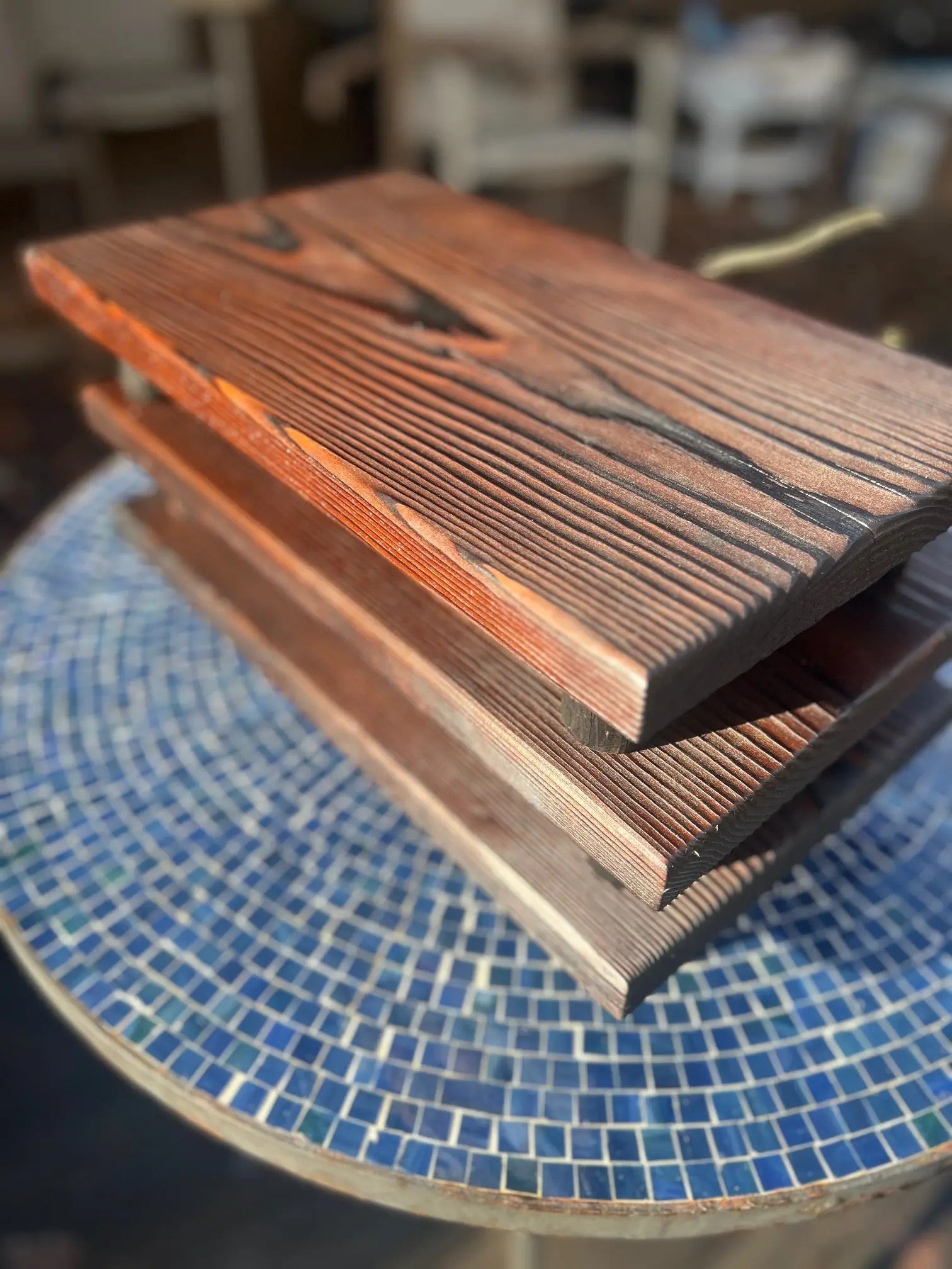 Yakisugi Sushi Serving Boards with Feet - Chefdude Boards