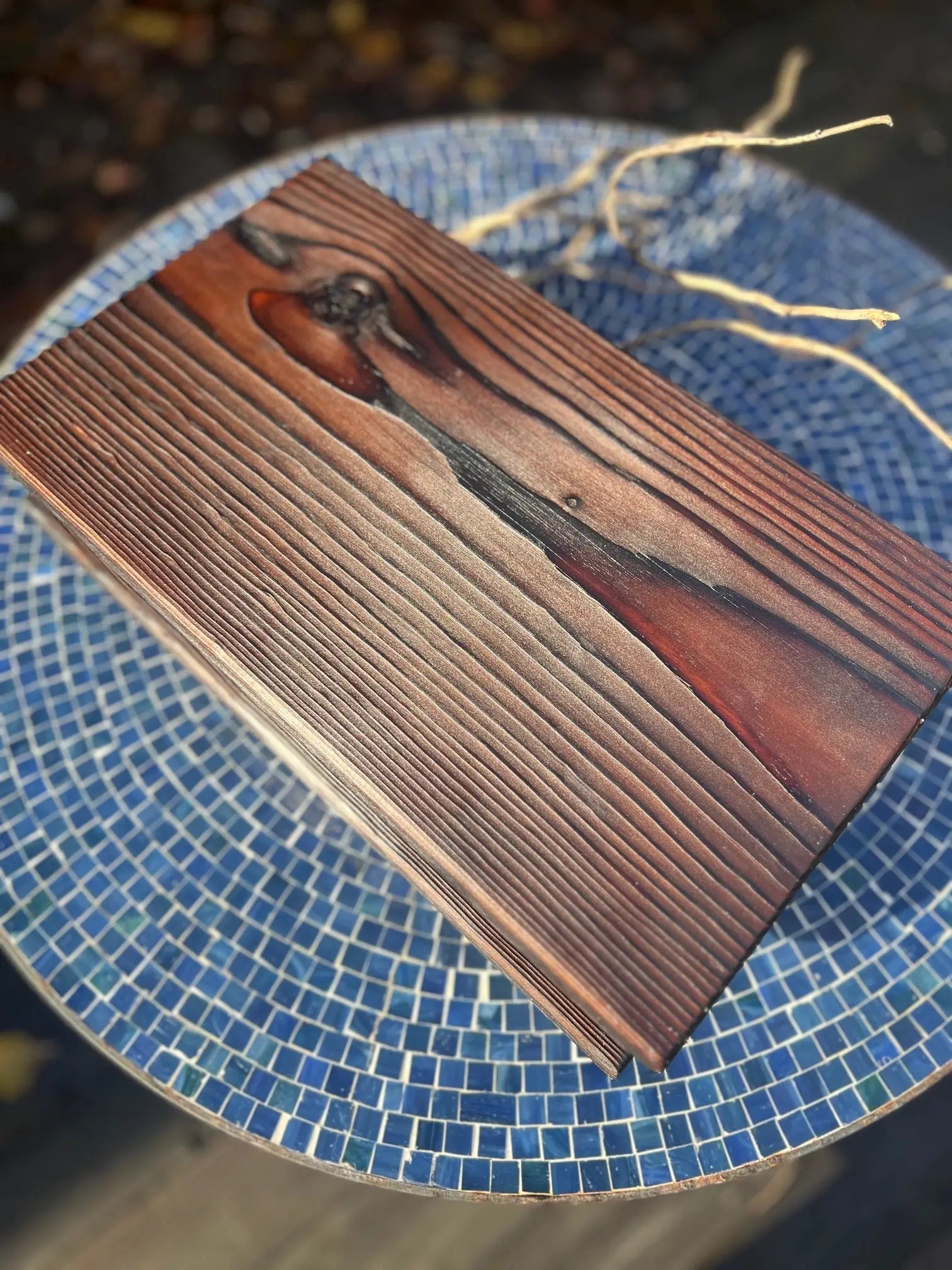 Yakisugi Sushi Serving Boards with Feet - Chefdude Boards